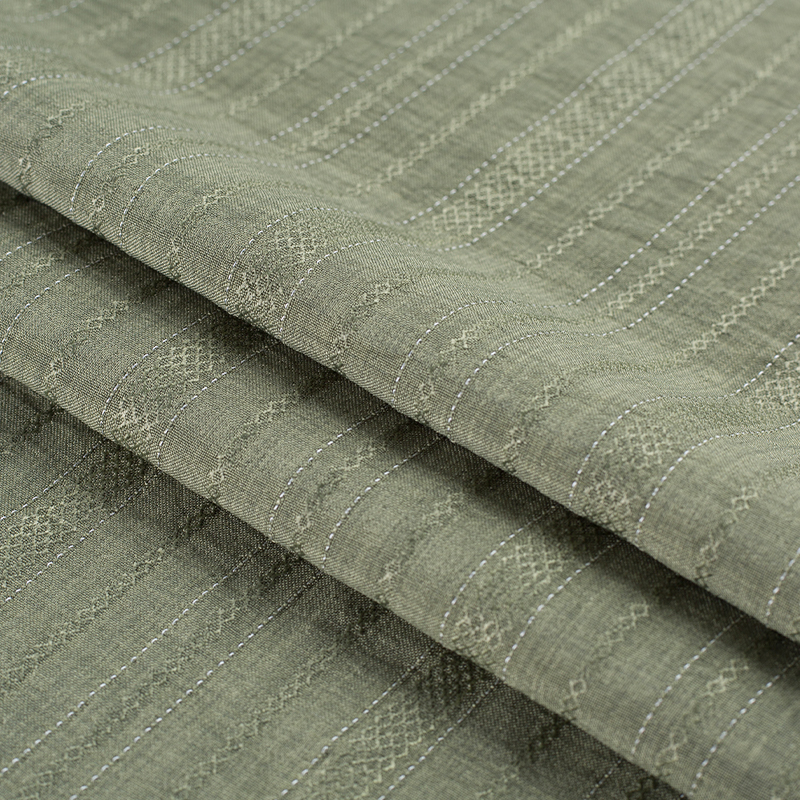 HY557-Rayon 136GSM 99%P 1% Rayon Diamantový pásik so striedavou hrúbkou Lyocellová tkanina