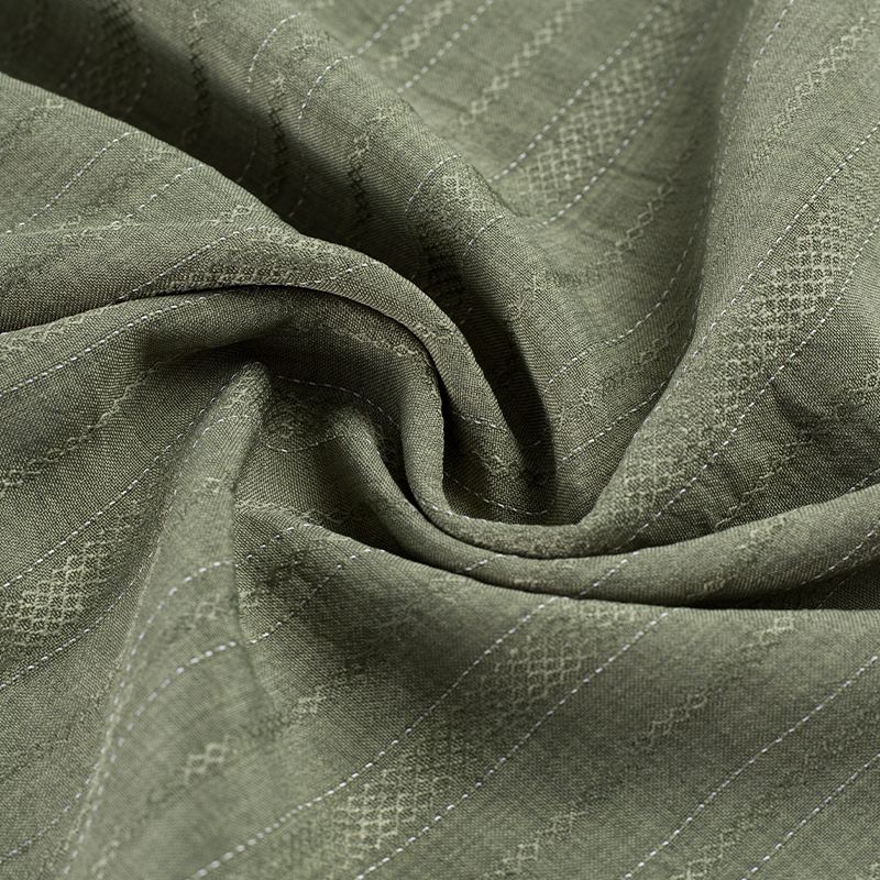 HY557-Rayon 136GSM 99%P 1% Rayon Diamantový pásik so striedavou hrúbkou Lyocellová tkanina